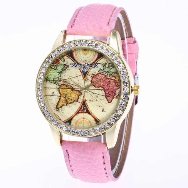 2018 Lady Women'S Watches Vintage Diamond Bracelet Clock Casual Watch Woman Quartz Wristwatch Female Clock Relogio Feminino