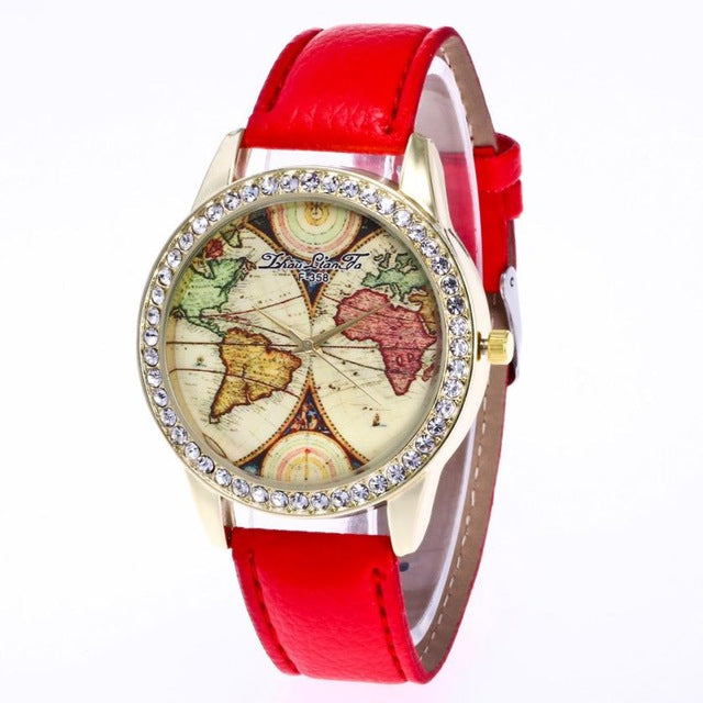2018 Lady Women'S Watches Vintage Diamond Bracelet Clock Casual Watch Woman Quartz Wristwatch Female Clock Relogio Feminino
