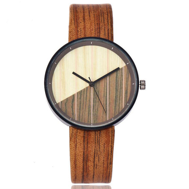 Wood Pattern Women's Cali Style Watch